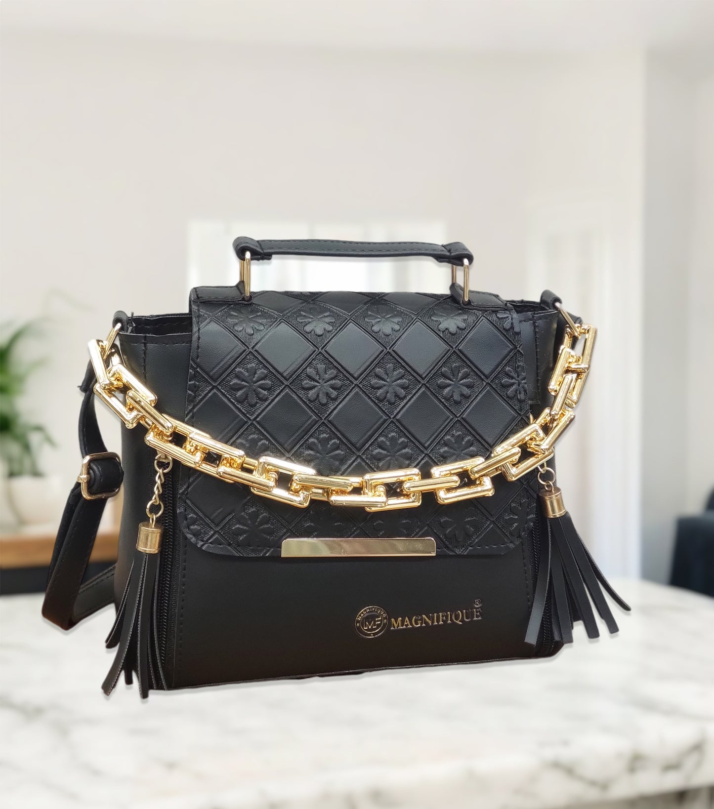 Magnifique Stylish Embossed Sling Bag for Women