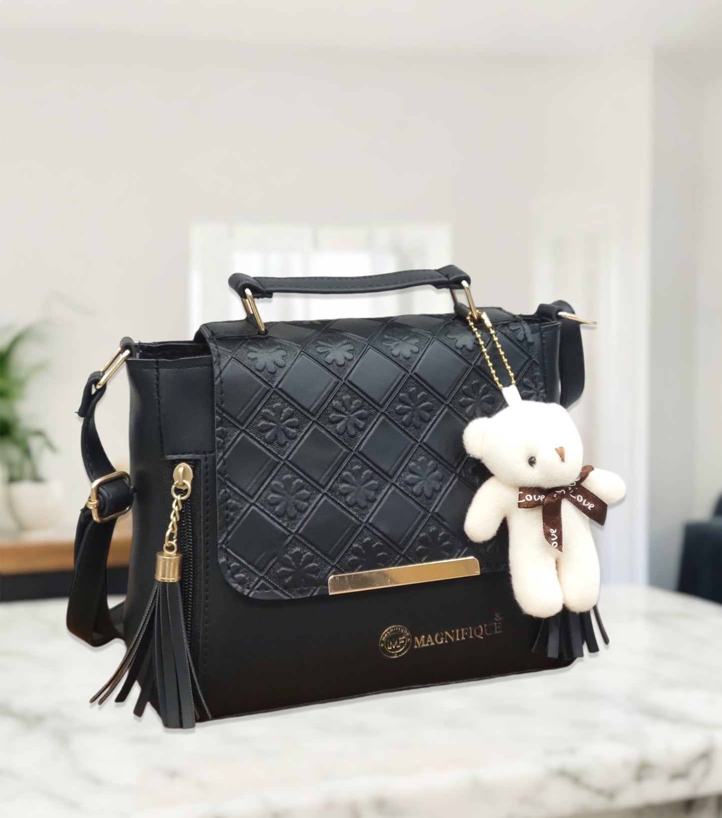 Magnifique Stylish Embossed Sling Bag for Women