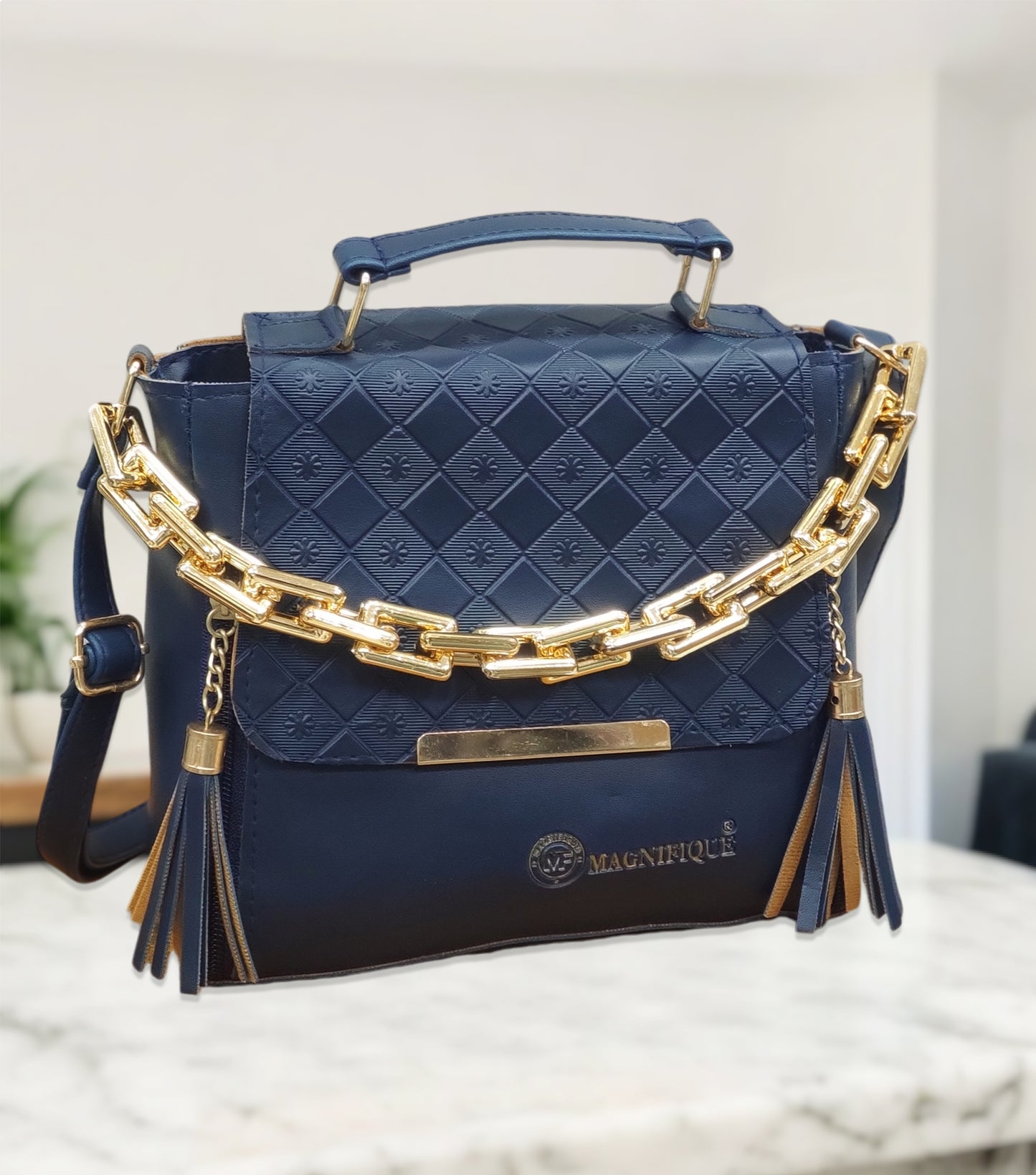 Magnifique Stylish Embossed Sling Bag for Women