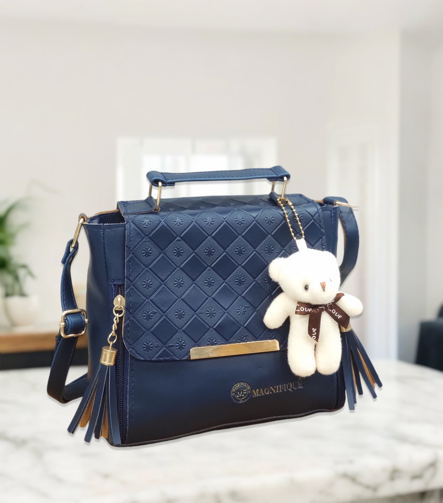 Magnifique Stylish Embossed Sling Bag for Women