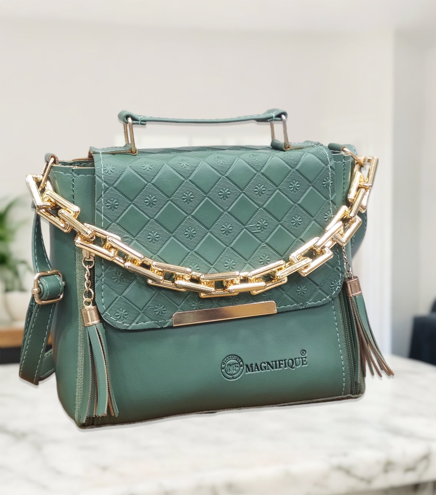 Magnifique Stylish Embossed Sling Bag for Women