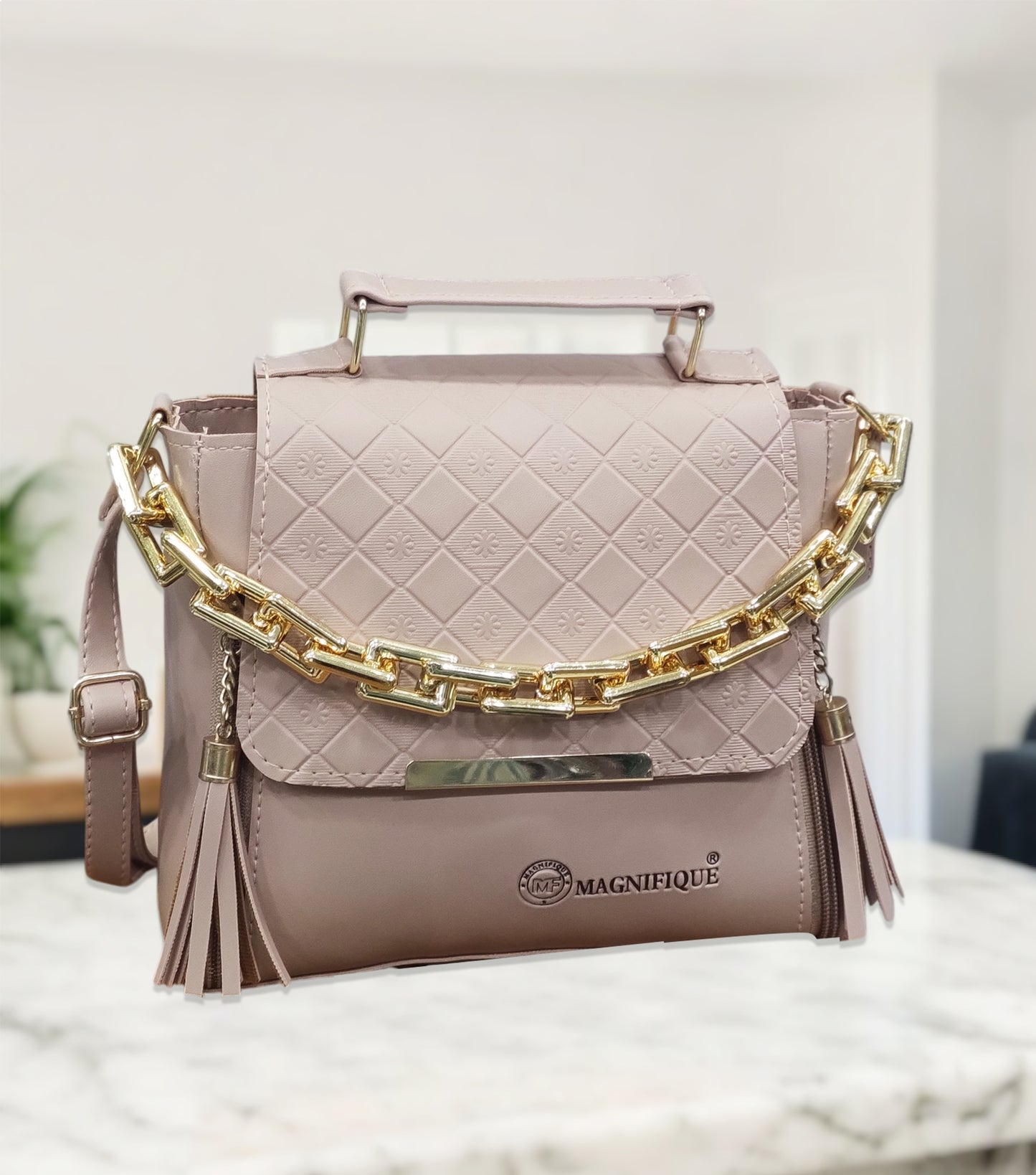 Magnifique Stylish Embossed Sling Bag for Women
