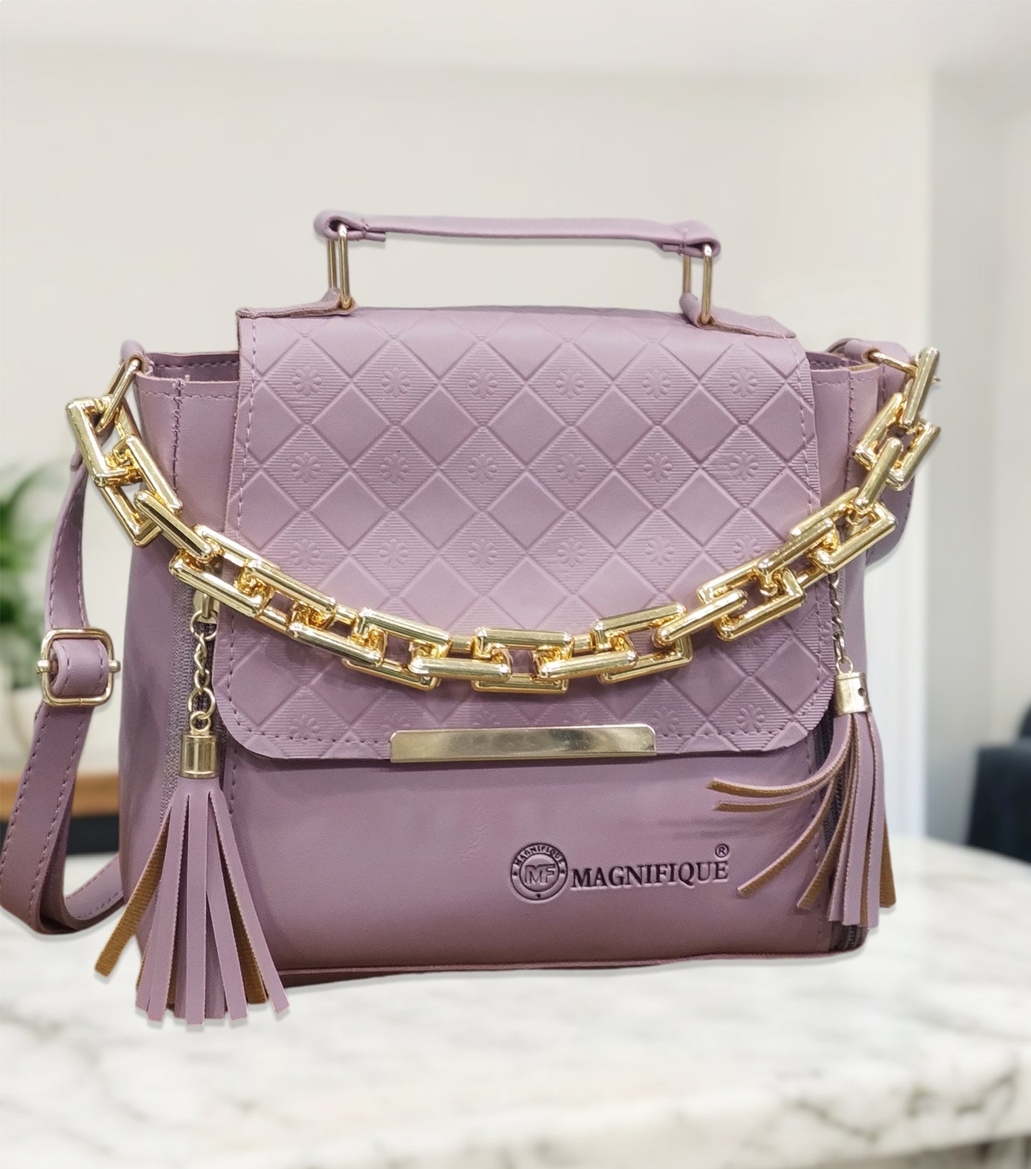 Magnifique Stylish Embossed Sling Bag for Women