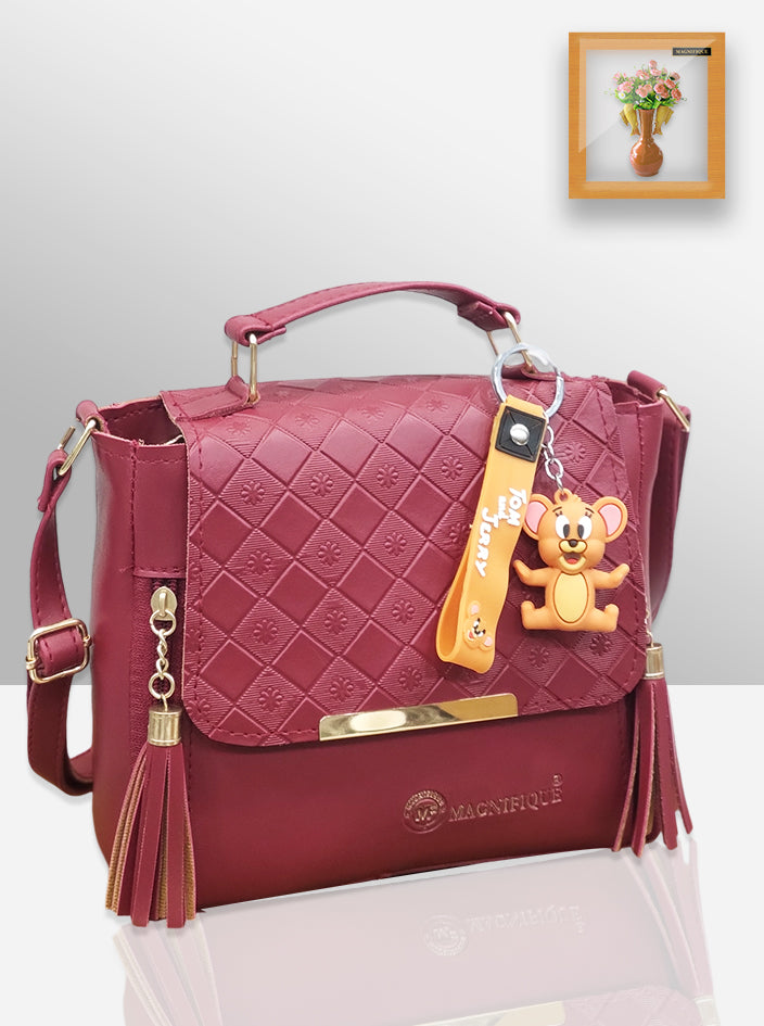 Magnifique Stylish Embossed Sling Bag for Women