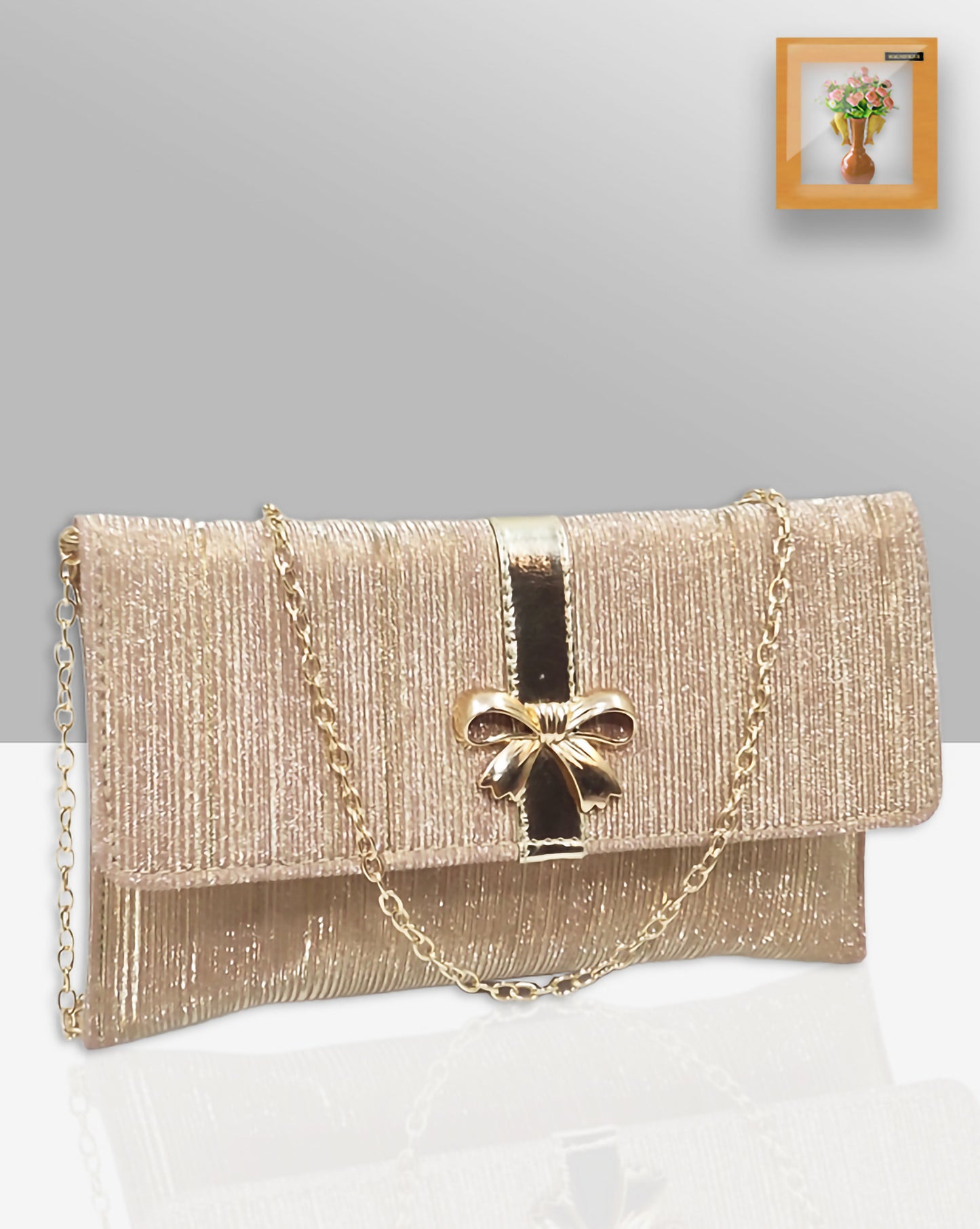 Magnifique Bridal Partywear Envelope Sling Bag for Women