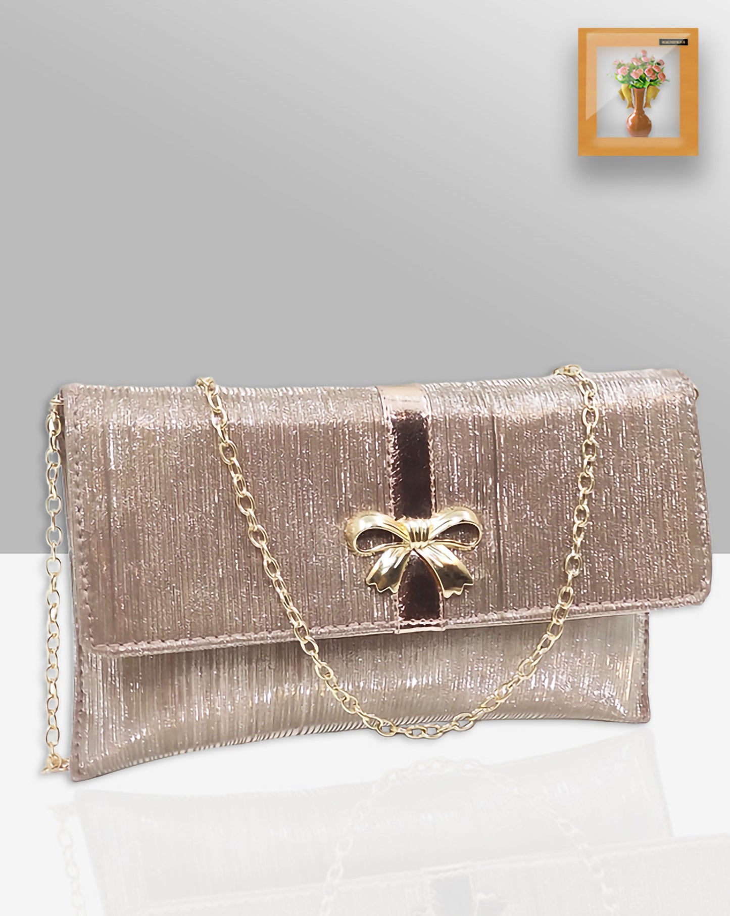 Magnifique Bridal Partywear Envelope Sling Bag for Women