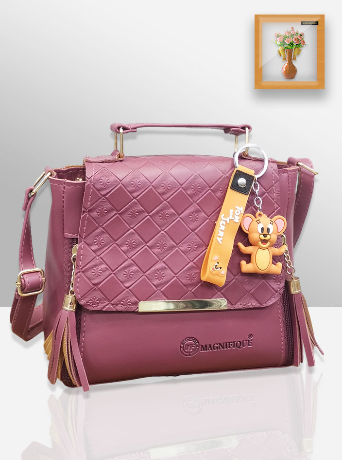 Magnifique Stylish Embossed Sling Bag for Women